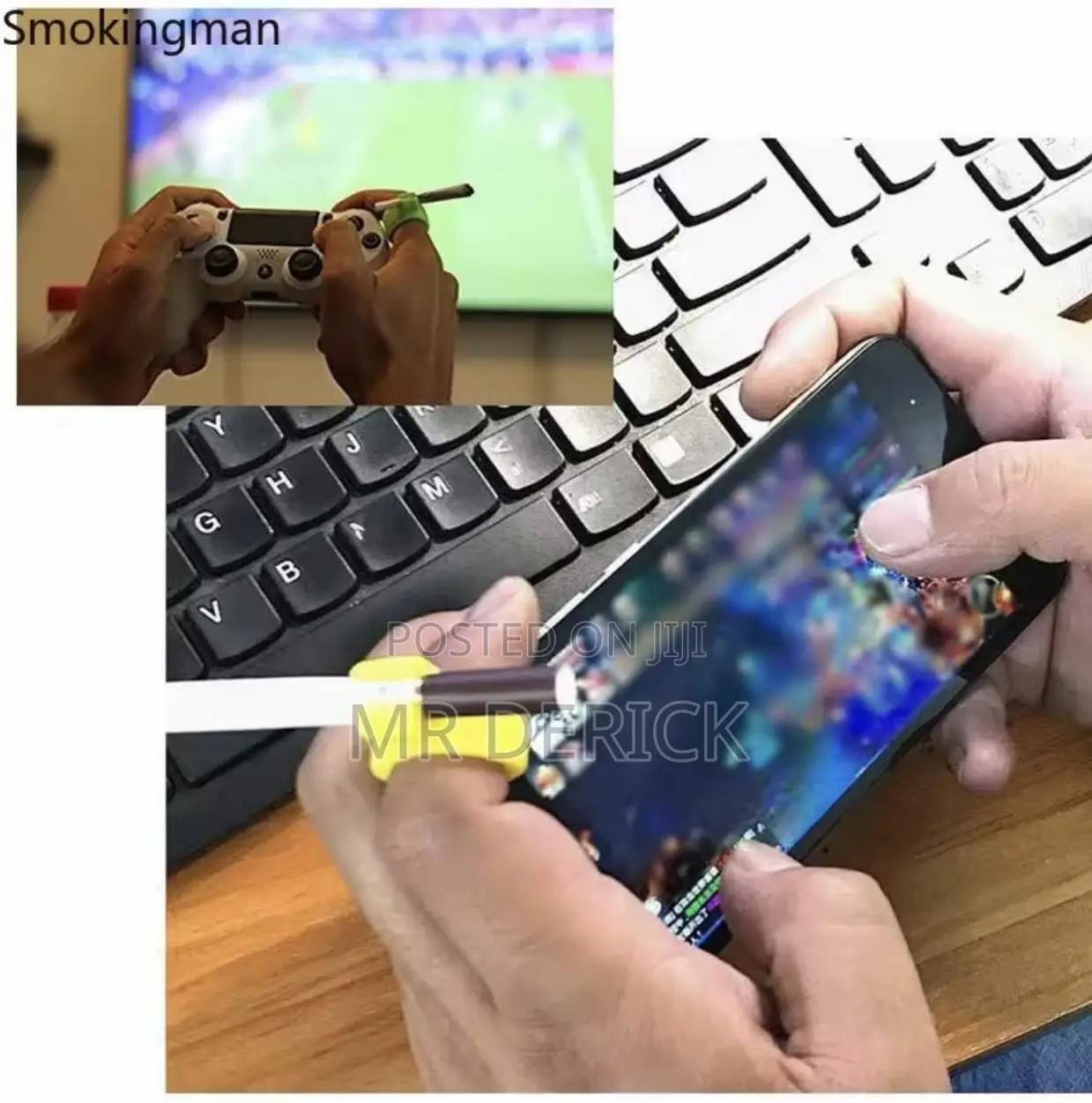 Silicone Smoker Finger Ring Hand Rack Cigarette Holder