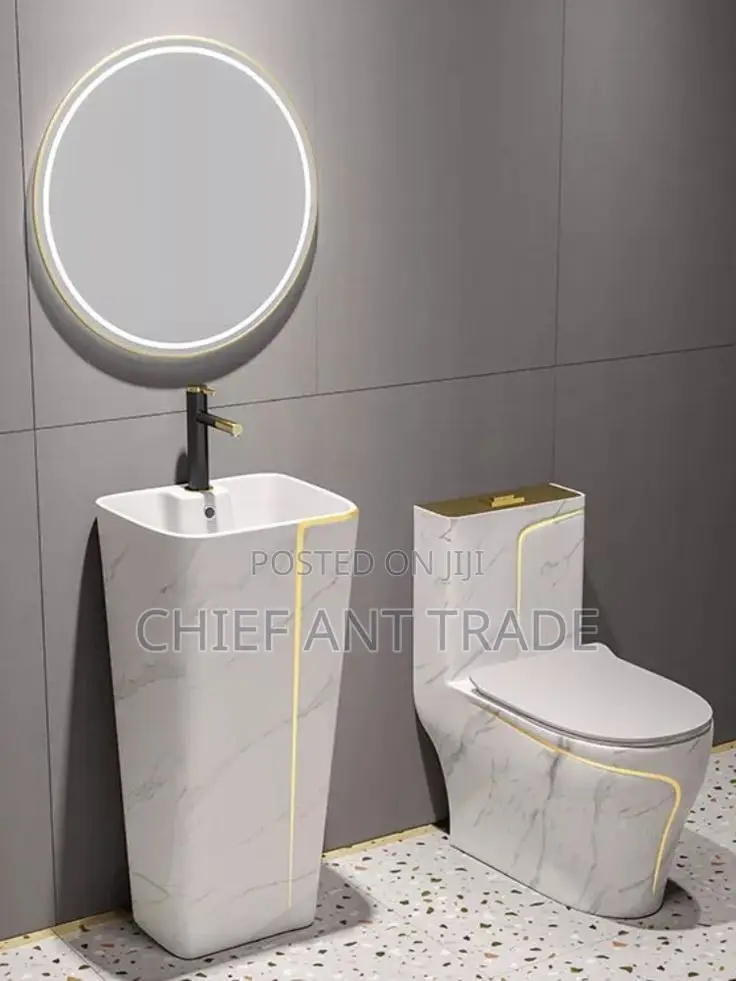 M02-2 Set of Wc and Basin. Toilet Seat