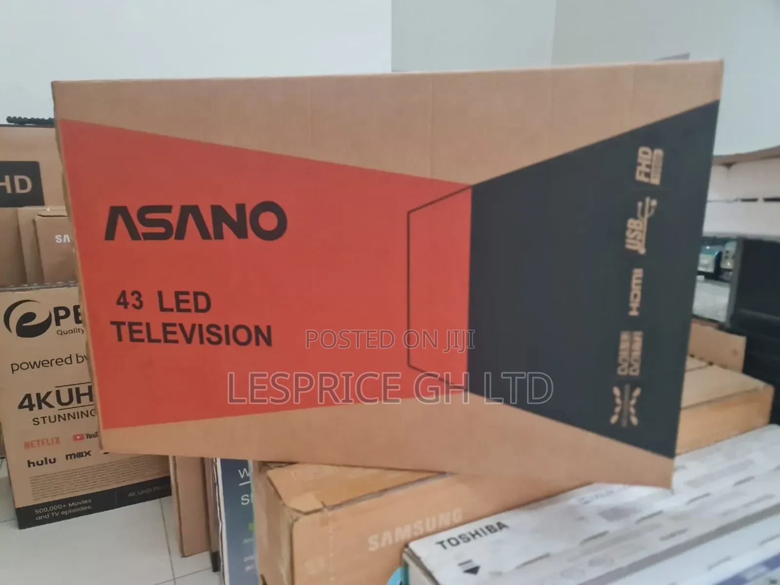 Smart Asano 43" Digital Frameless Tv