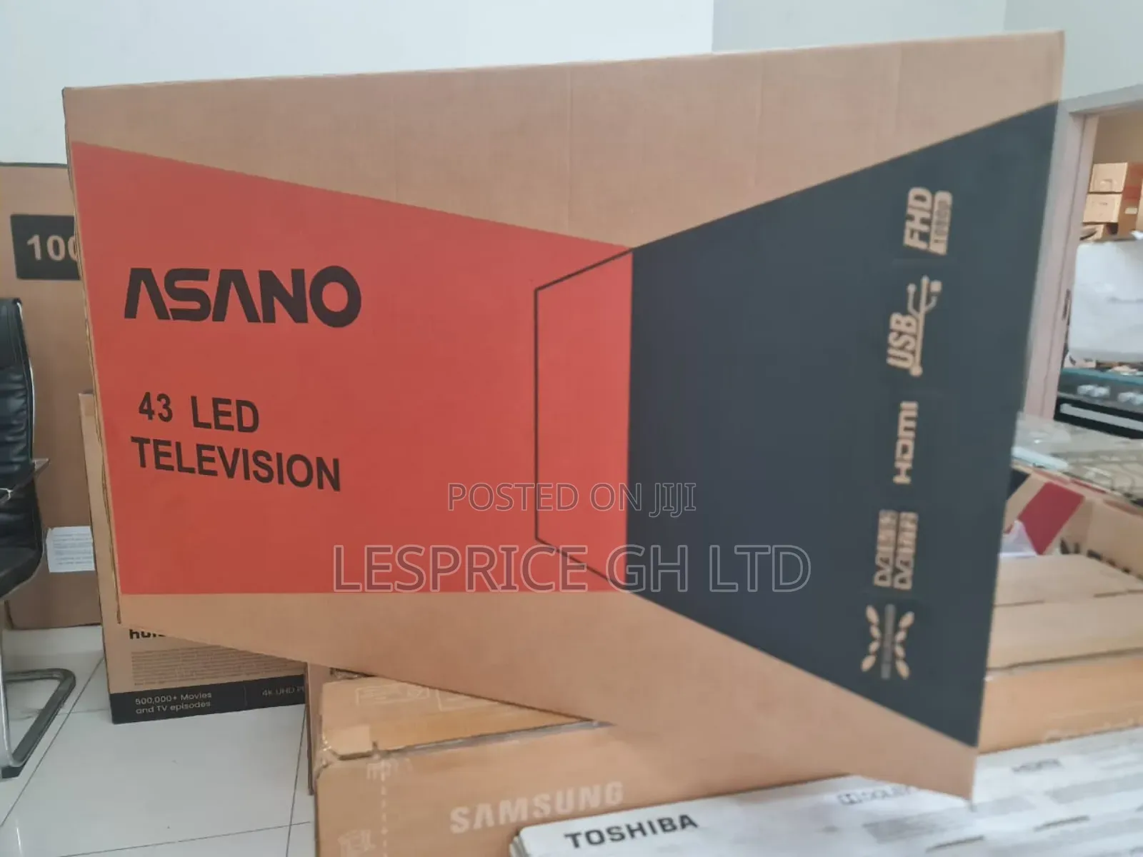 Asano 43" Digital Satellite Tv - Cinema at Home!