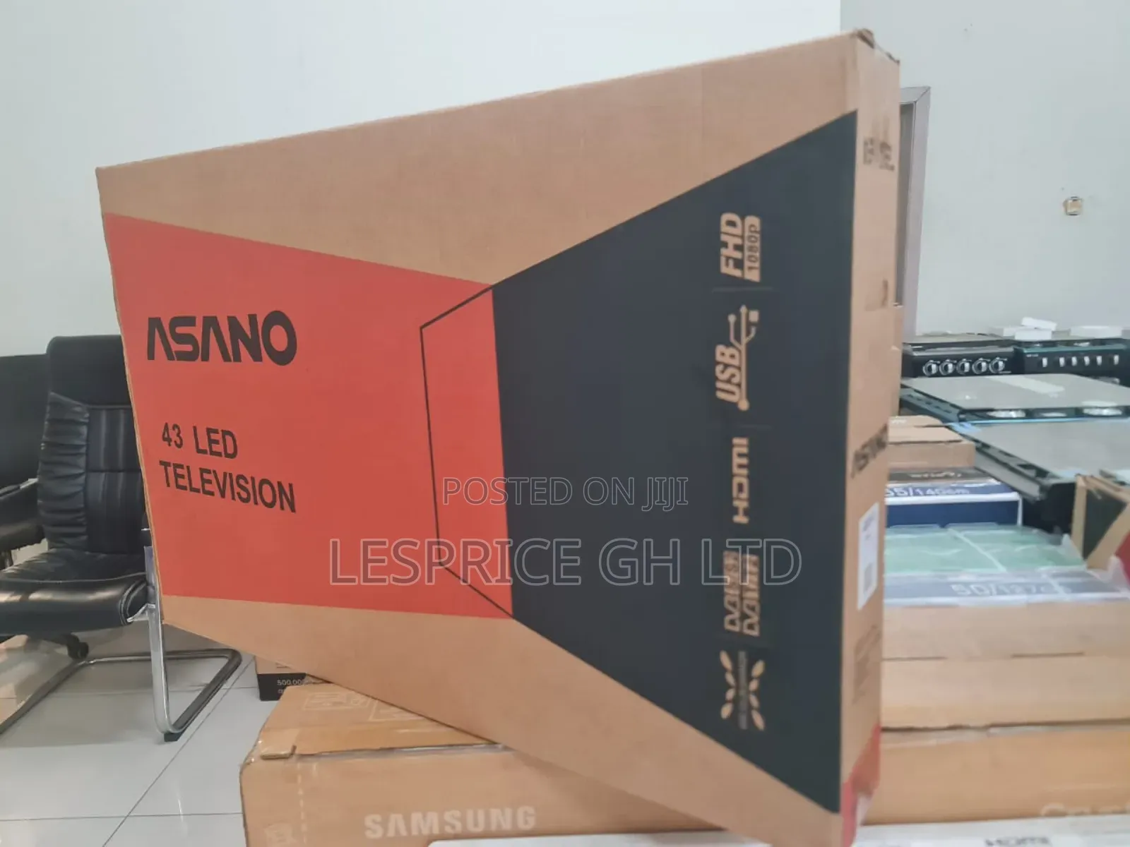 Asano 43 " FHD Satellite Tv ~ Stunning Visuals!!