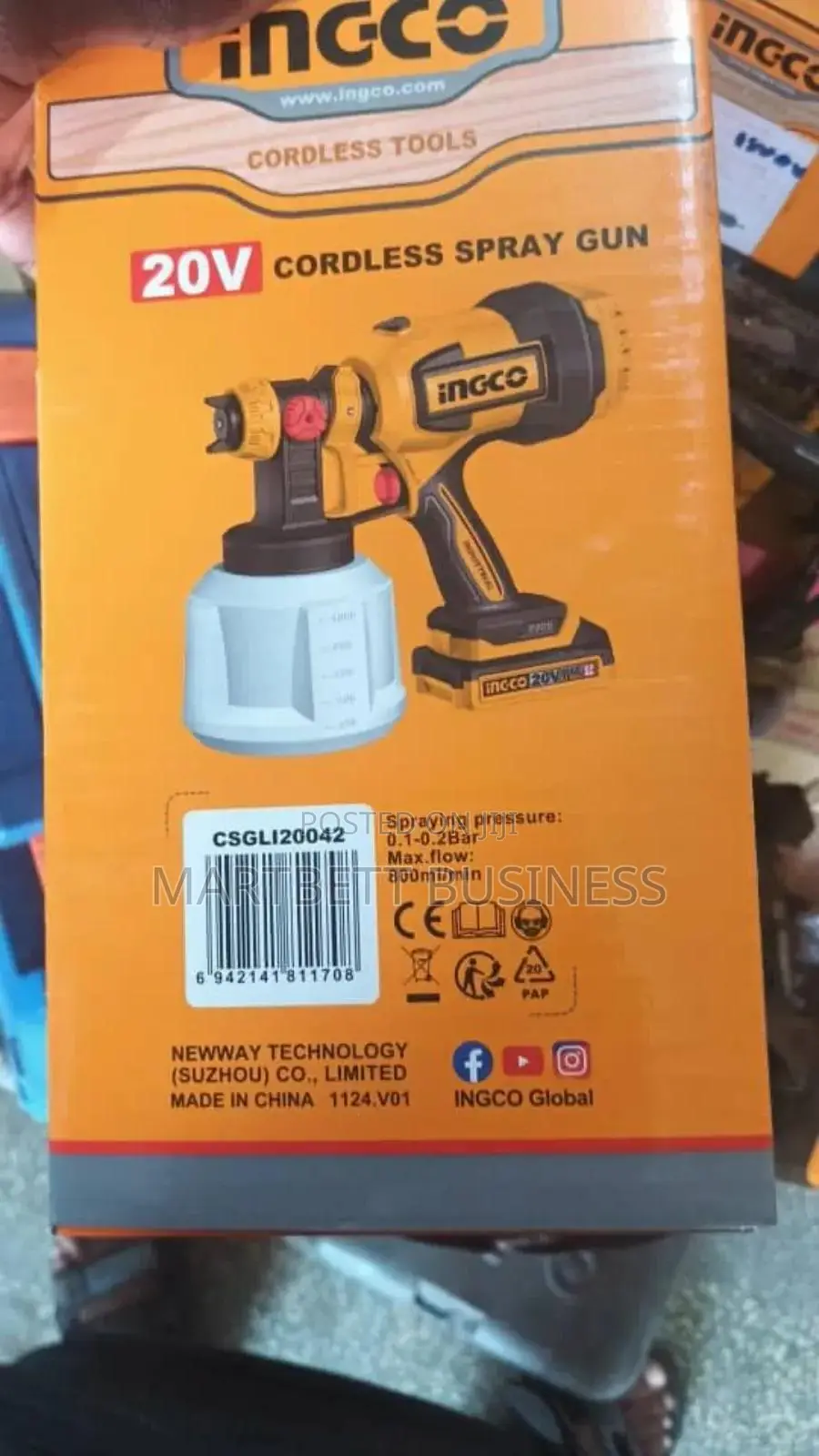 Chargeable Cordless Hand Paint Spraying Machine
