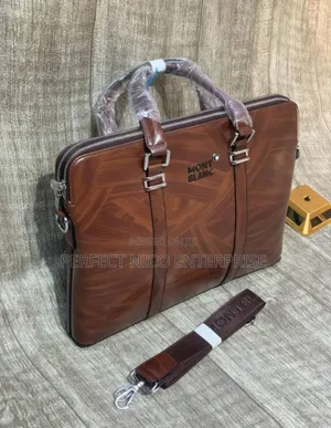 Brown Office Laptop Bag for Men
