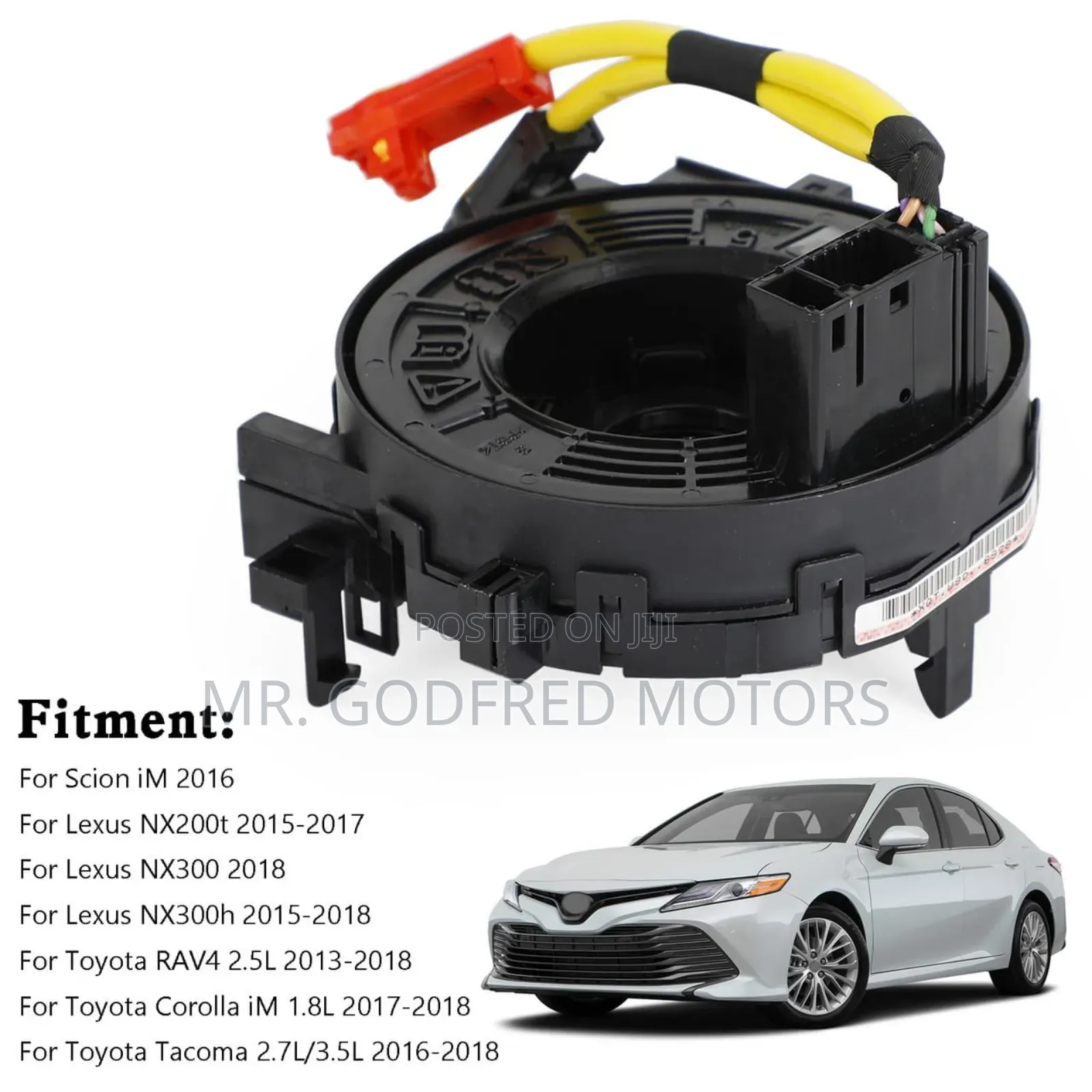 Toyota Tacuma 2013-16 Clock Spiral Cable. (Horn Plate).