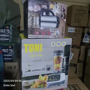 Toni Commercial Blender With Electric Kettle