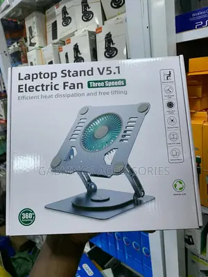 Laptop Stand V5.1 With Electric Fan