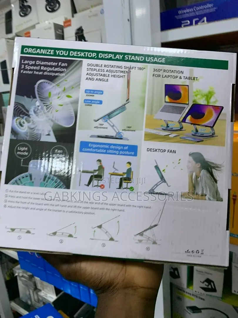 Laptop Stand V5.1 With Electric Fan