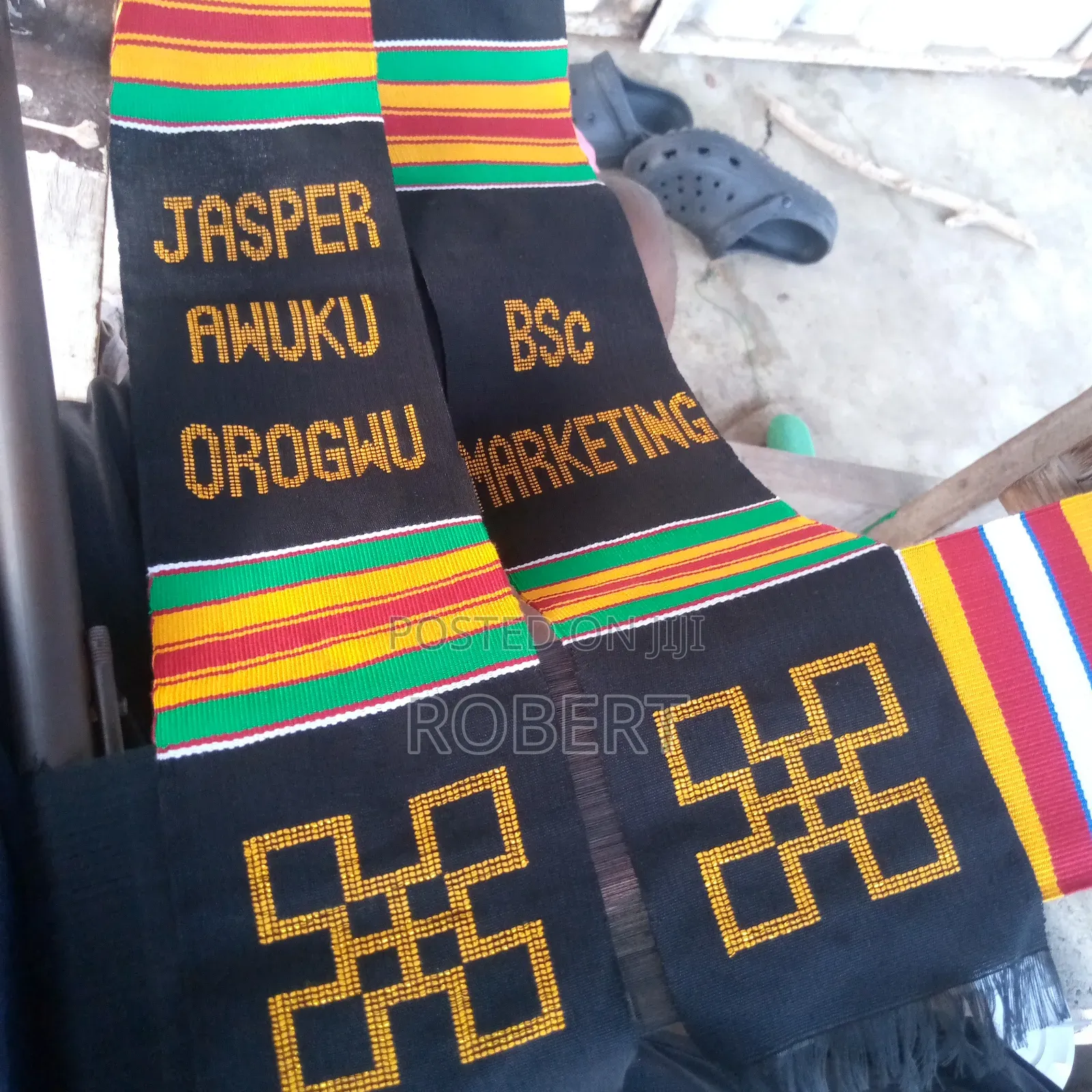 Son of Sanity Handmade Kente Production.