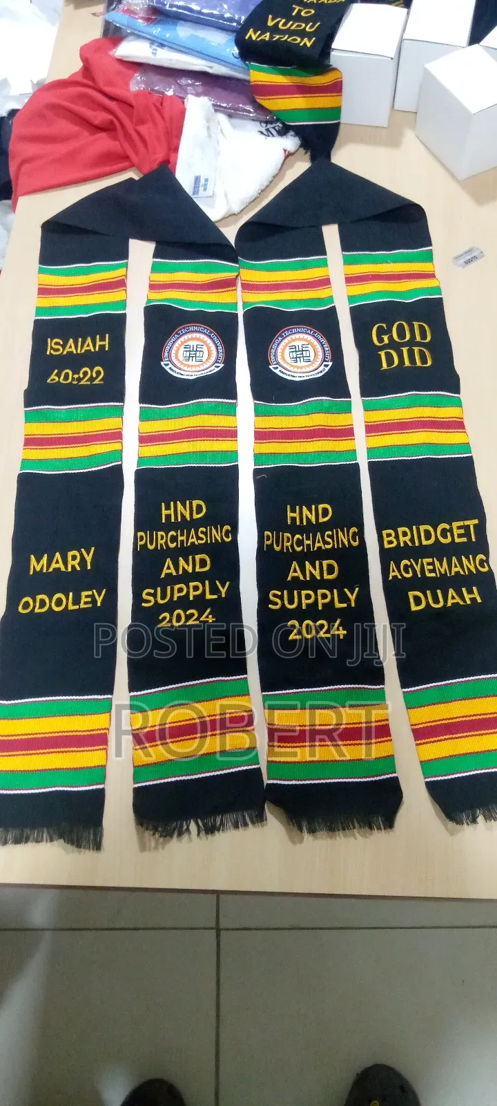 Son of Sanity Handmade Kente Production.