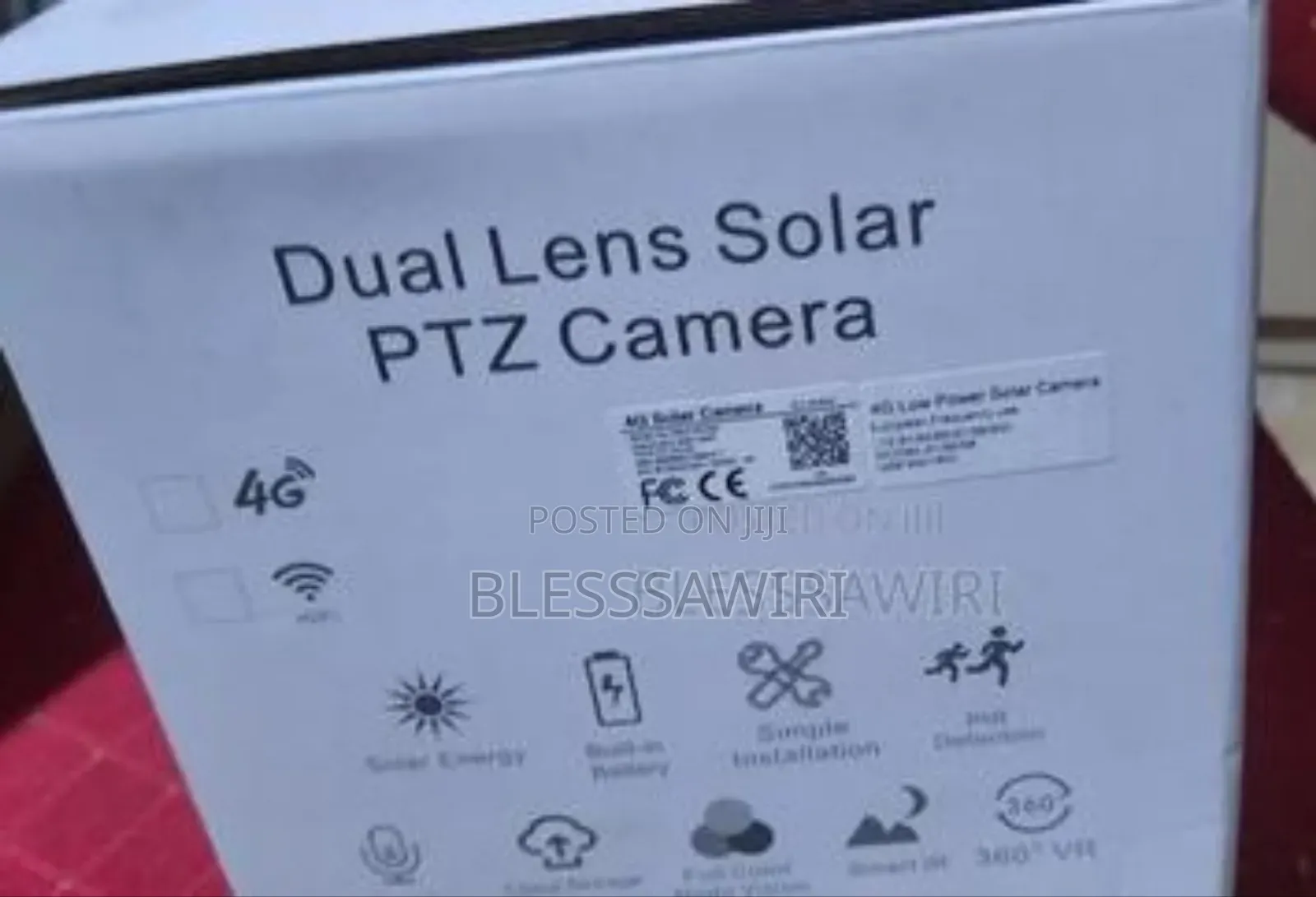 Solar 4g Dual Lens PTZ Camera With Sim Support