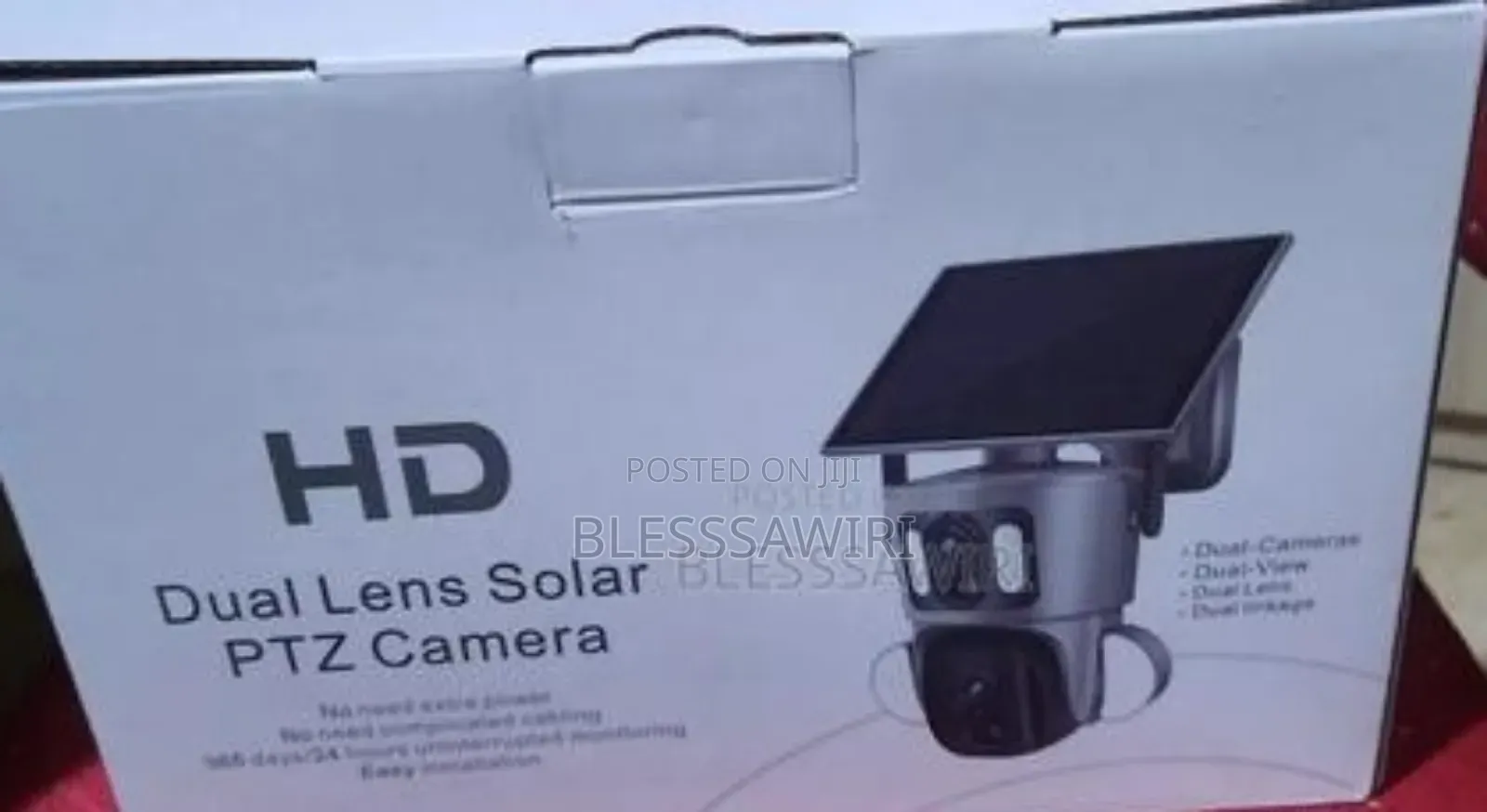 Solar 4g Dual Lens PTZ Camera With Sim Support