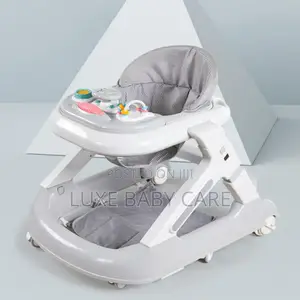 Baby Walker, Foldable Baby Push Walker With Adjustable Hight