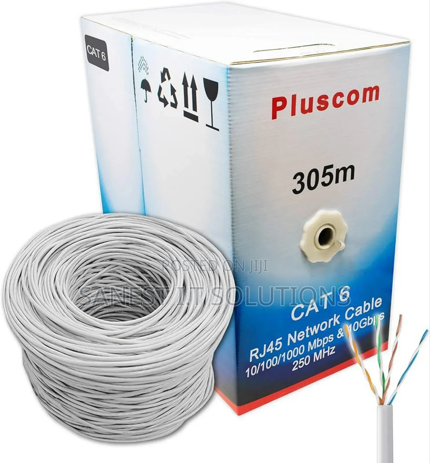 Cat6 Networking Cable Grey Coating