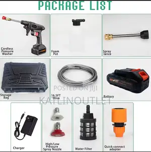 Cordless Portable Car Pressure Gun