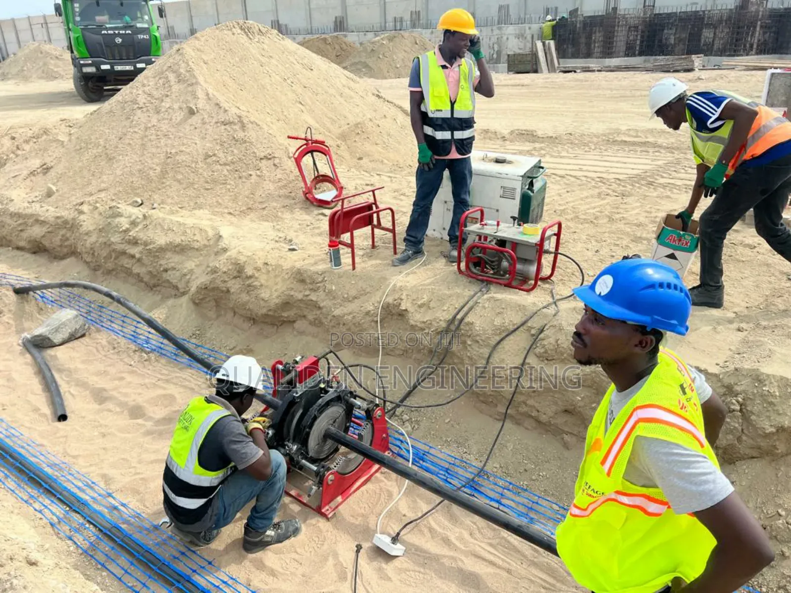 Hdpe Pipe Welding and Fabrication Works