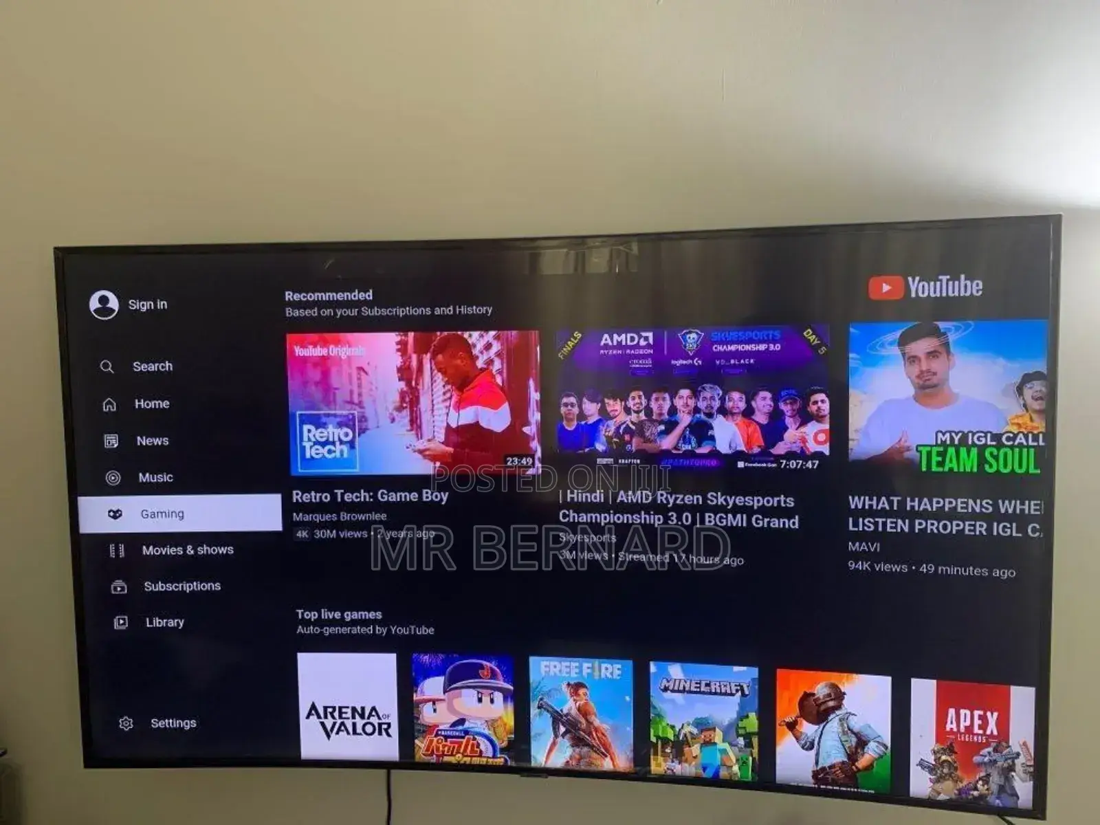 Samsung 50inches Series 7 Airplay Bluetooth Apple Tv