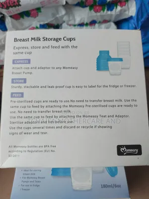 Breast Milk Storage Cups