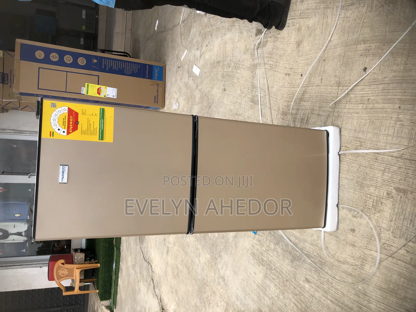 Brand New Nasco Bottom Freezer With Double Door 136 Liters