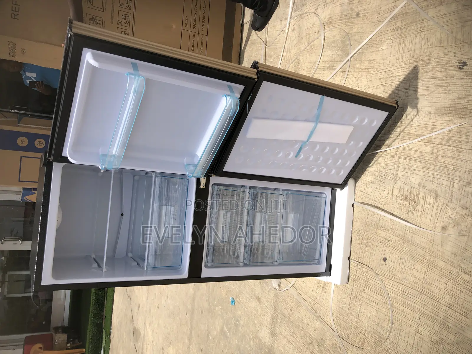 Brand New Nasco Bottom Freezer With Double Door 136 Liters