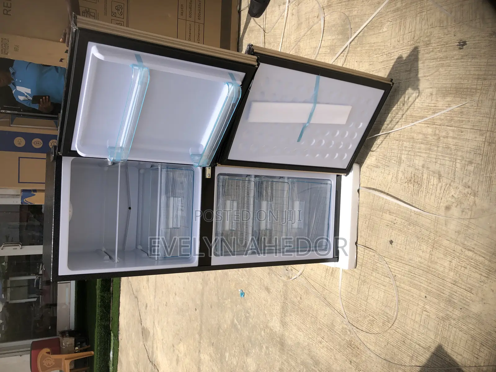 Brand New Nasco Bottom Freezer With Double Door 136 Liters