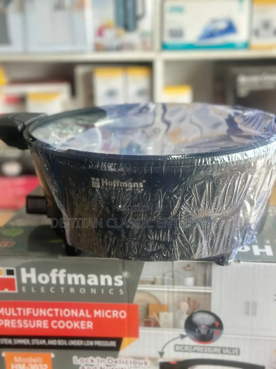Hoffman Multifuntional Micro Pressure Cooker Pot- 8l