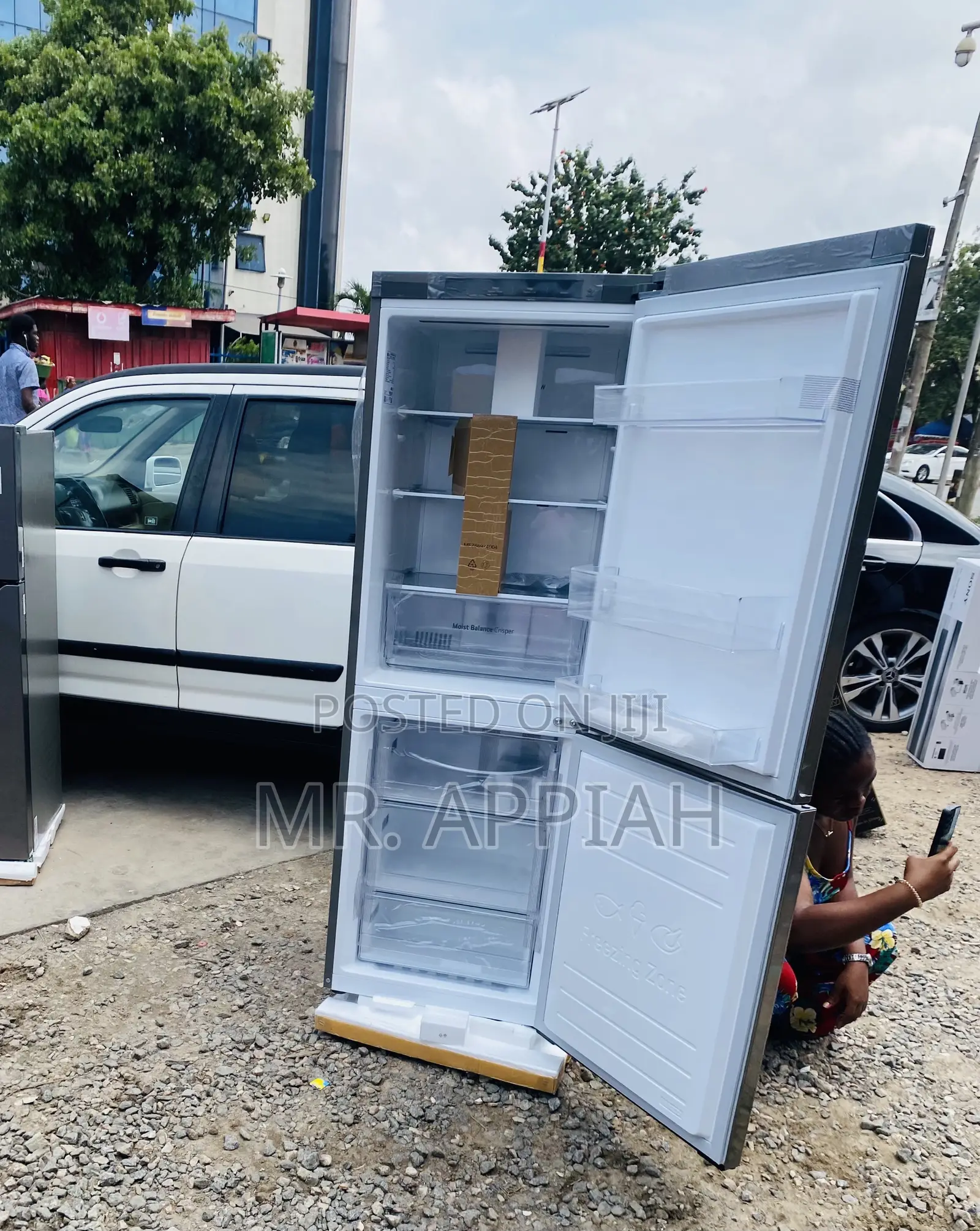Shop Unique Lg Gc.B399nljm Bottom Mount Freezer Fridge,Gray