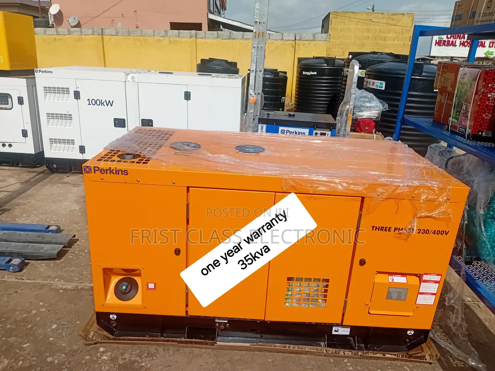 Excellent and Active 35kva Silent Diesel Generator