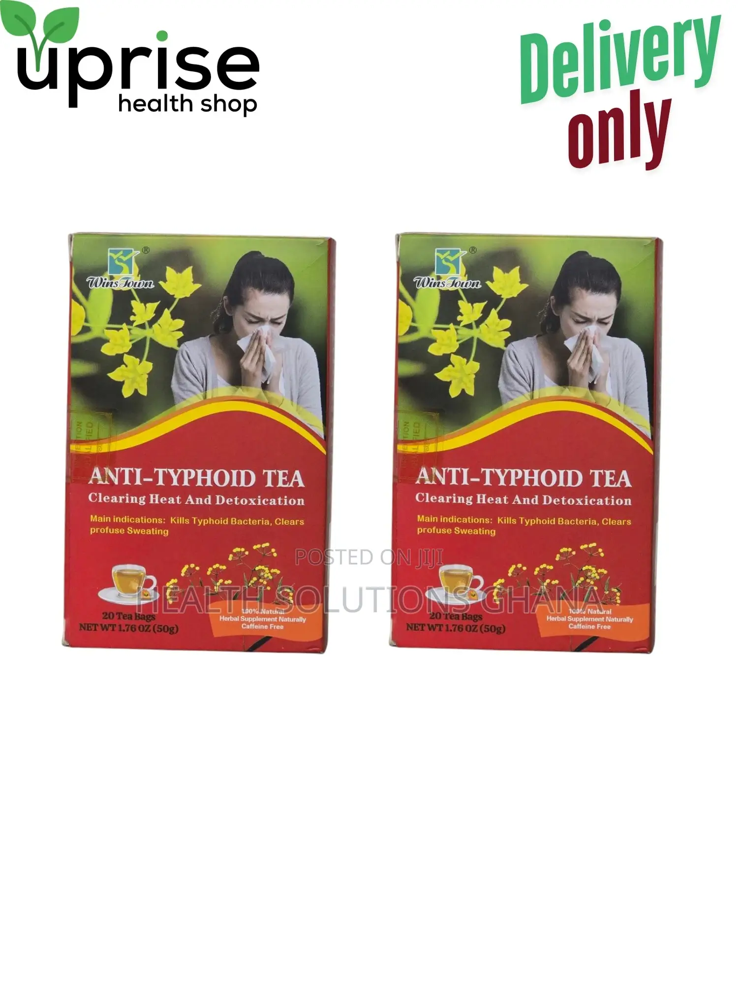 Wins Town Anti-Typhoid Tea (Pay After Delivery)