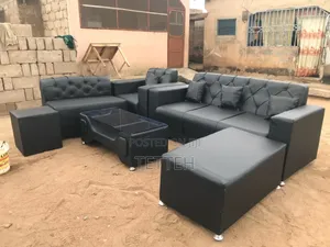 Set of Chair in L Shape Form 3in One L Shape (Free Delivery )
