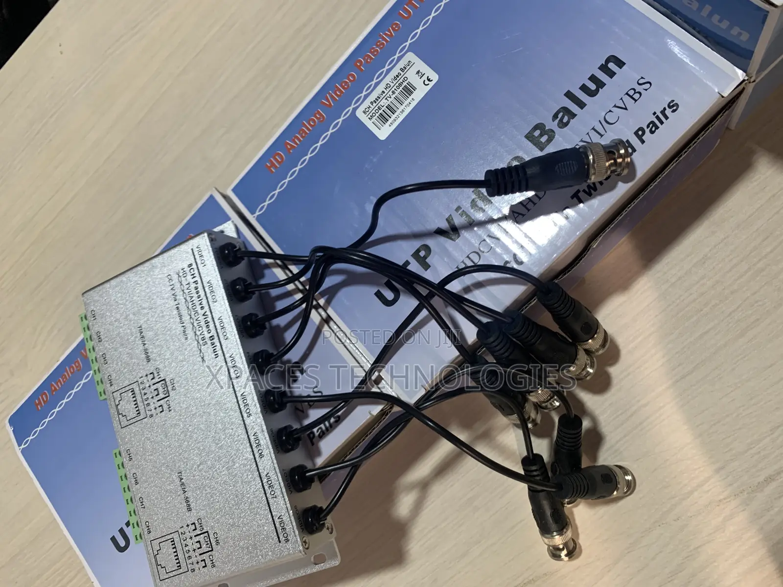 8channel CCTV Passive Video Balun Adapter Transmitter Utp