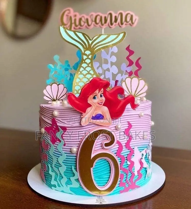 Frozen Characters Cake