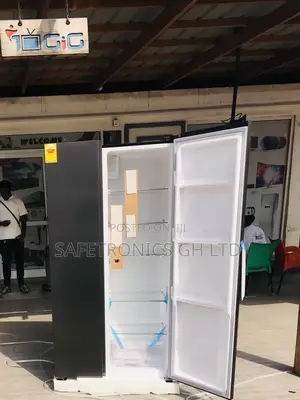 Fast Chilling Nasco Sidebyside Grey Doubledoor Fridge