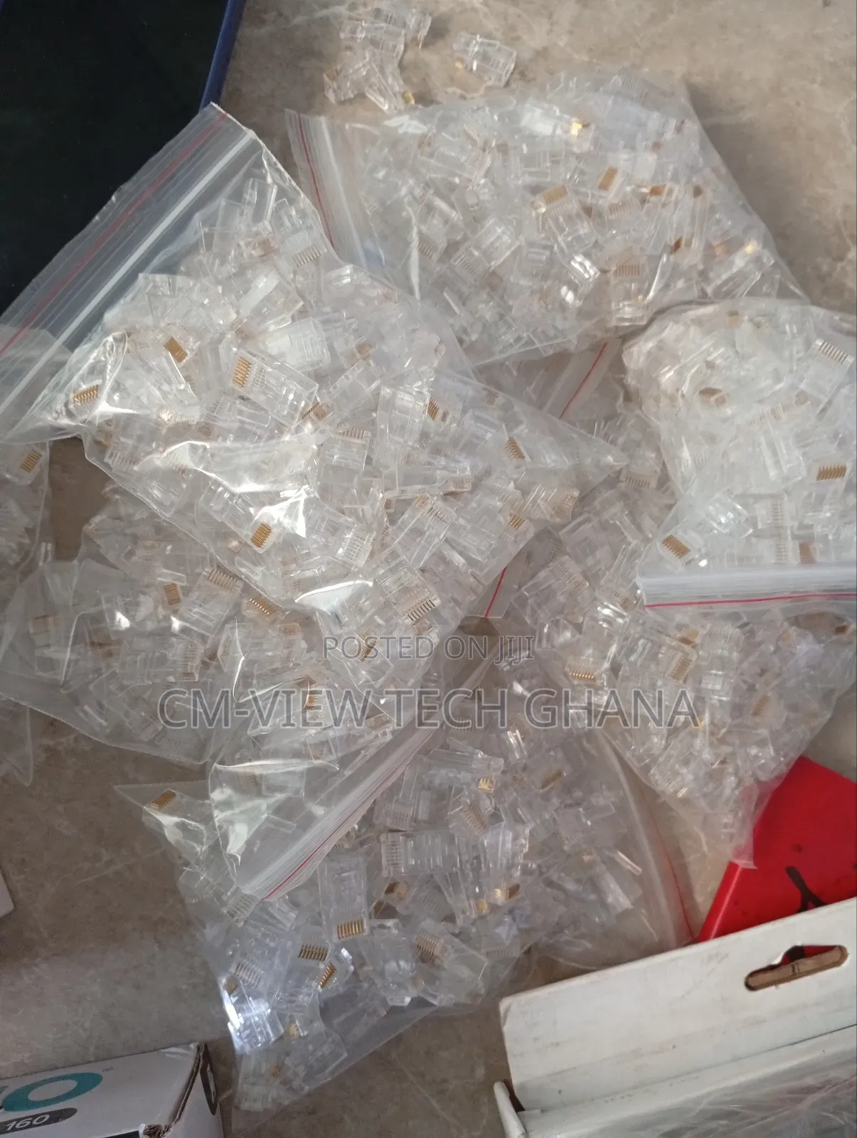 (100pcs)Pass Through Cat6 Rj45 Connectors