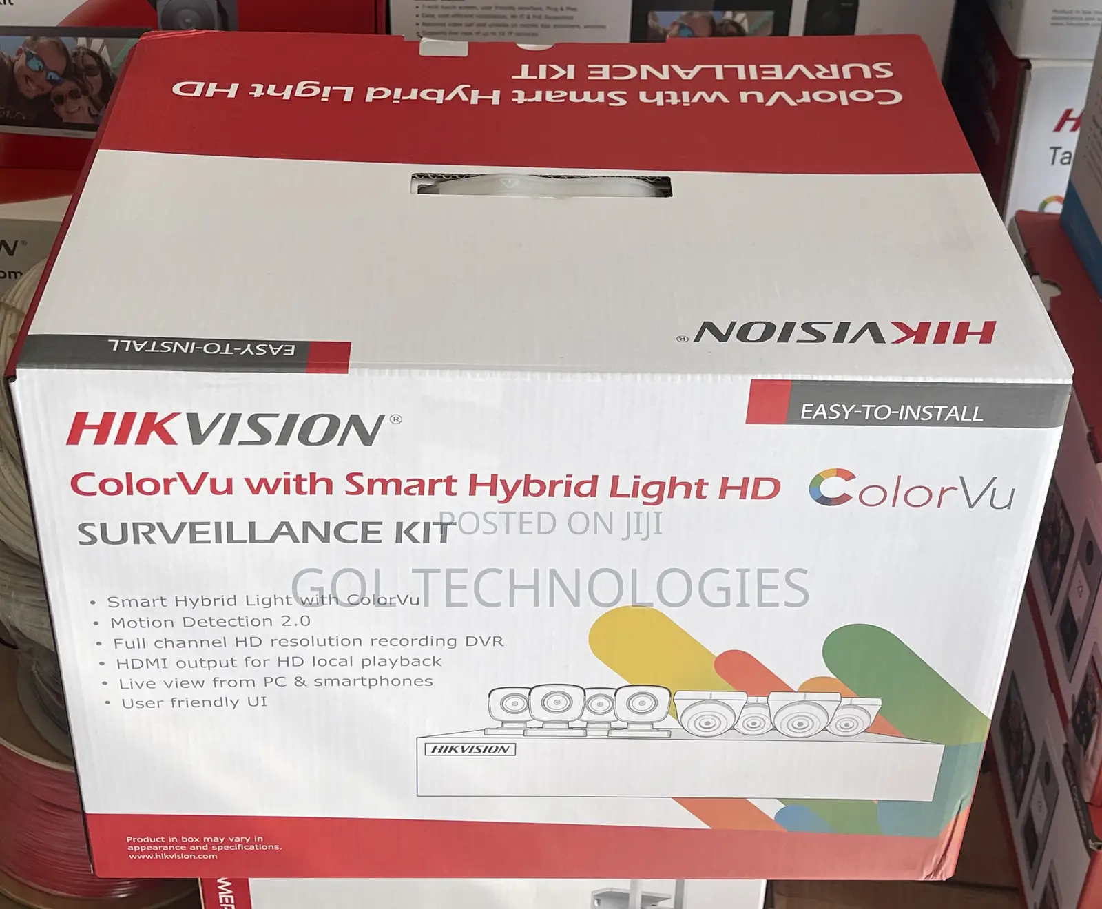 8ch Colorvu Hikvision Kit With 500gb HDD Full Color Audio