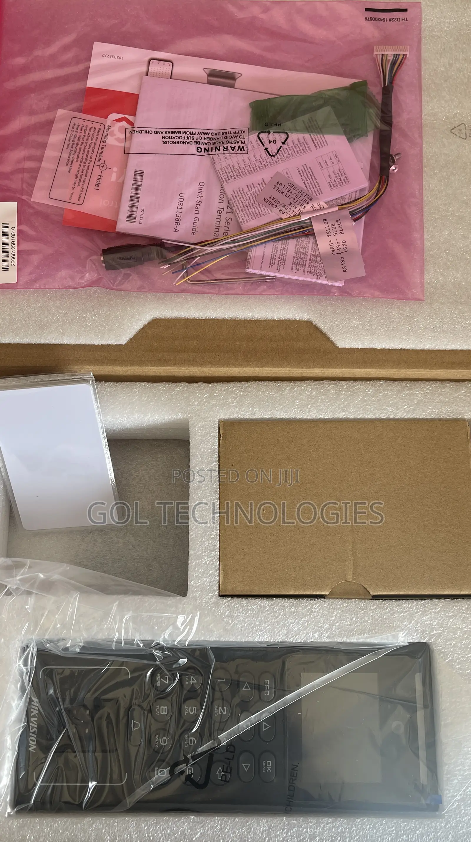 Hikvision Face Recognition Terminal Kit Access Control
