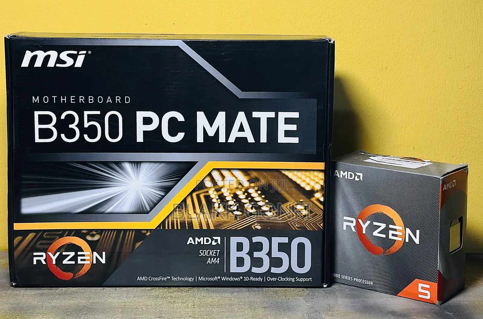 Ryzen 5 2600 Cpu + Msi B350 Motherboard