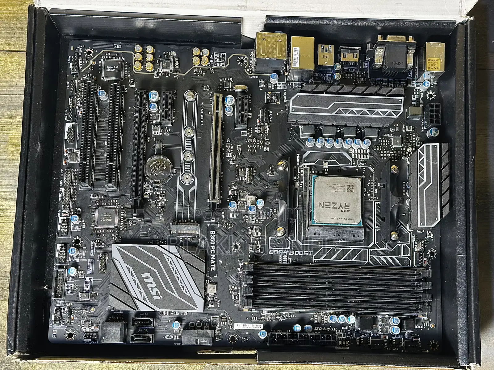Ryzen 5 2600 Cpu + Msi B350 Motherboard