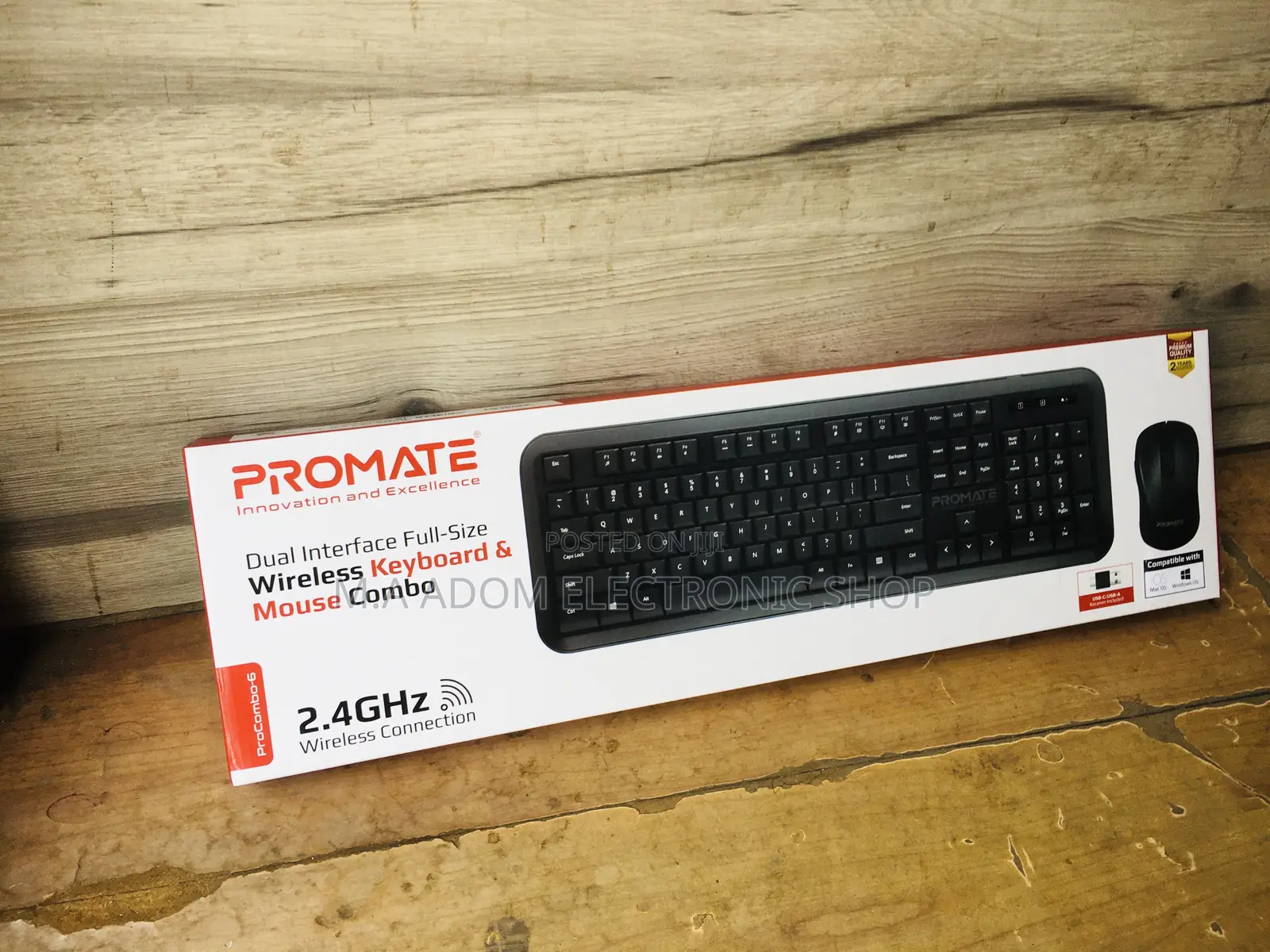 Wireless Keyboard Mouse 2.4hz Wireless Connection