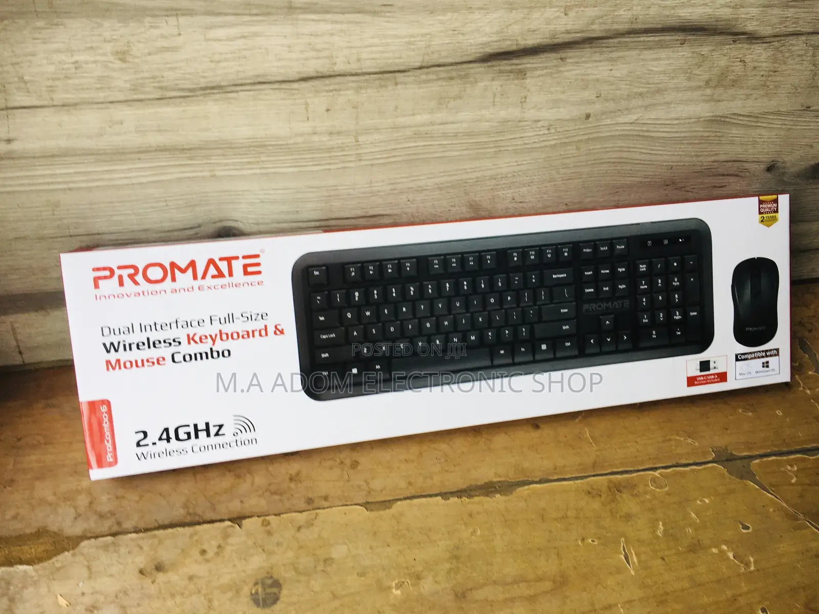 Wireless Keyboard Mouse 2.4hz Wireless Connection