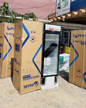 Silent Cooling Pearl PVC 424 Single Door Beverage Cooler.