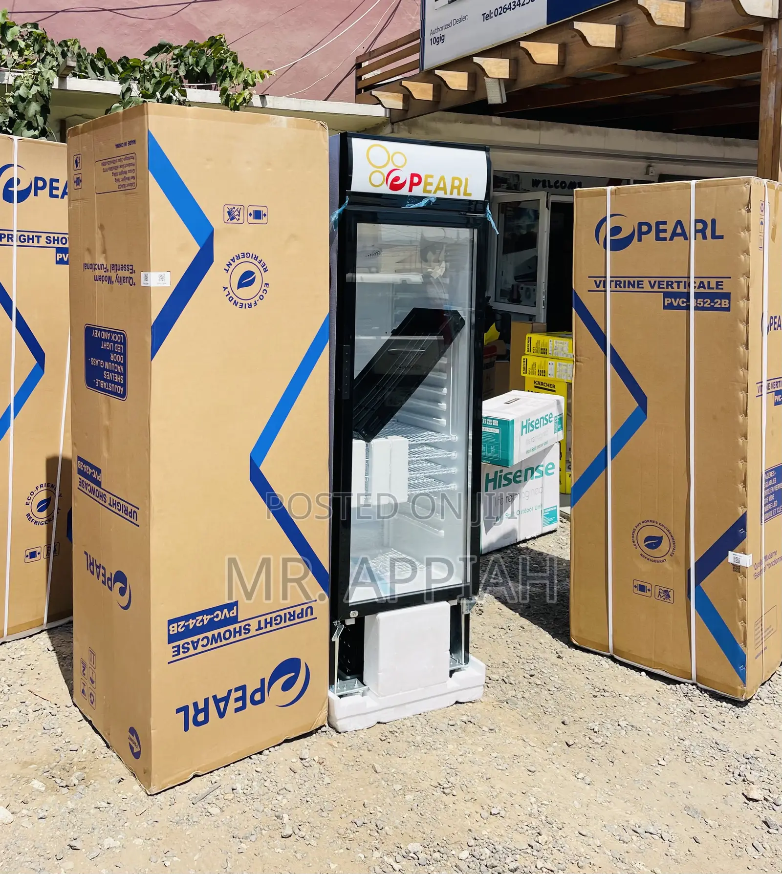 Silent Chilling Pearl PVC 424 Electric Beverage Cooler.