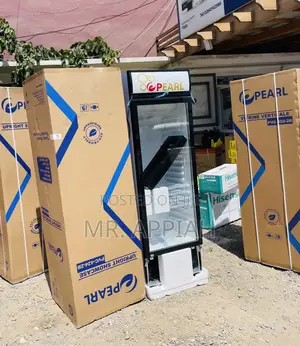 Fantastic Unique Pearl PVC 424 1 Door Beverage Cooler.