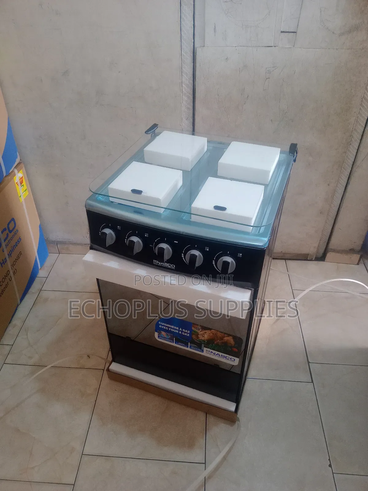 Nasco 4 Burner Gas Cooker Oven With Grill