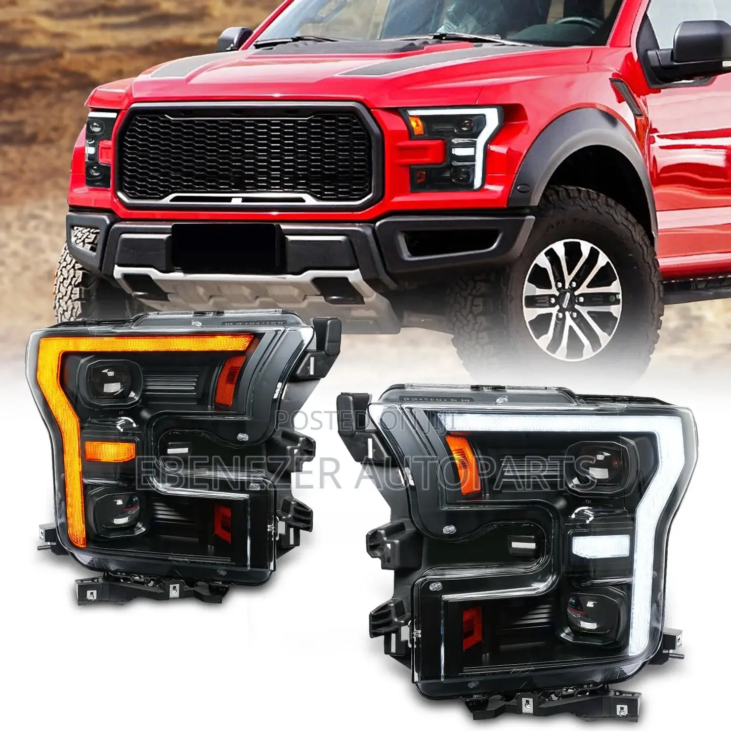 Ford F150 F-150 2015,2016,2017 Led Spec Headlights