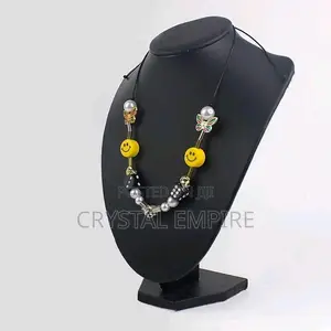 Smiley Pearl Dice String Necklace