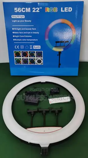 Photo - 22" Ringlight Complete With Stand ( Change Different Colors)