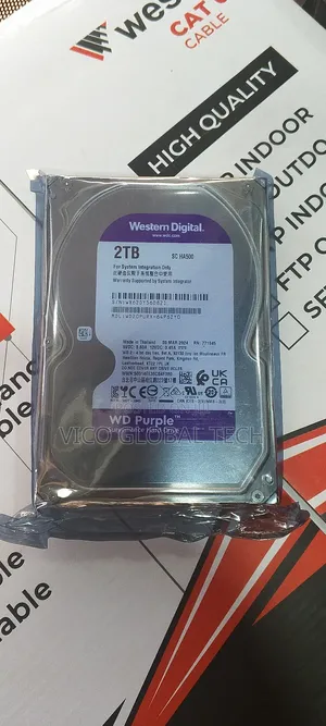 2tb Wd Sata Surveillance HDD
