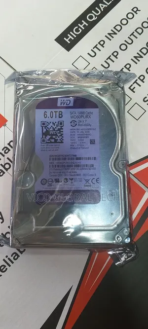 6tb Wd Sata Surveillance HDD
