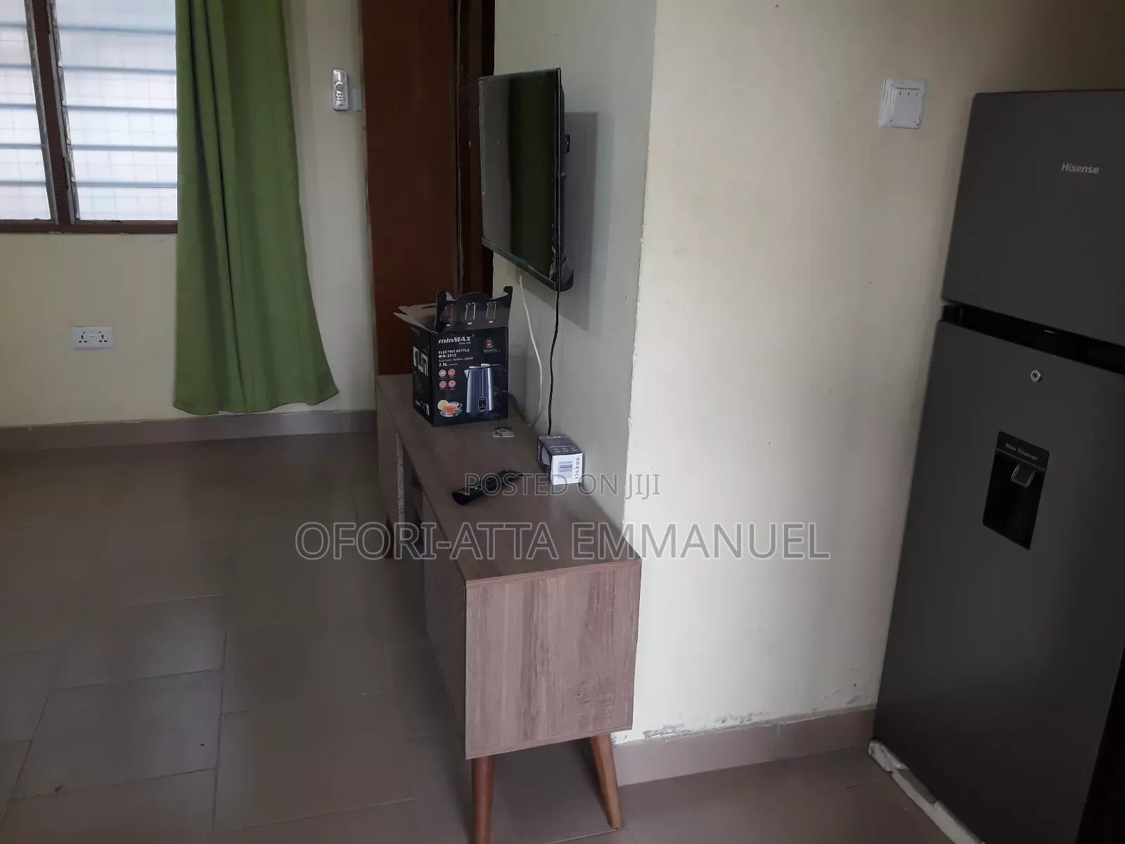 Furnished Studio Apartment in Amasaman 3 Junction, Pokuase for rent