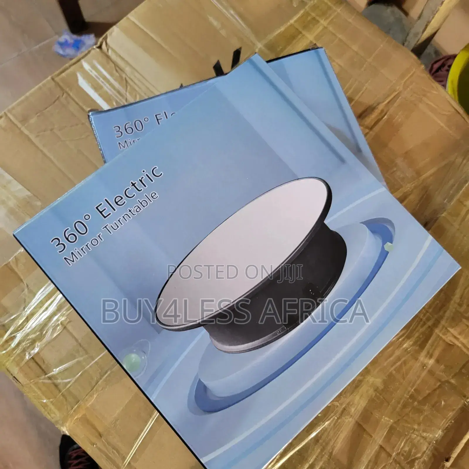 Chargeable 360 Degree Rotating Turntable